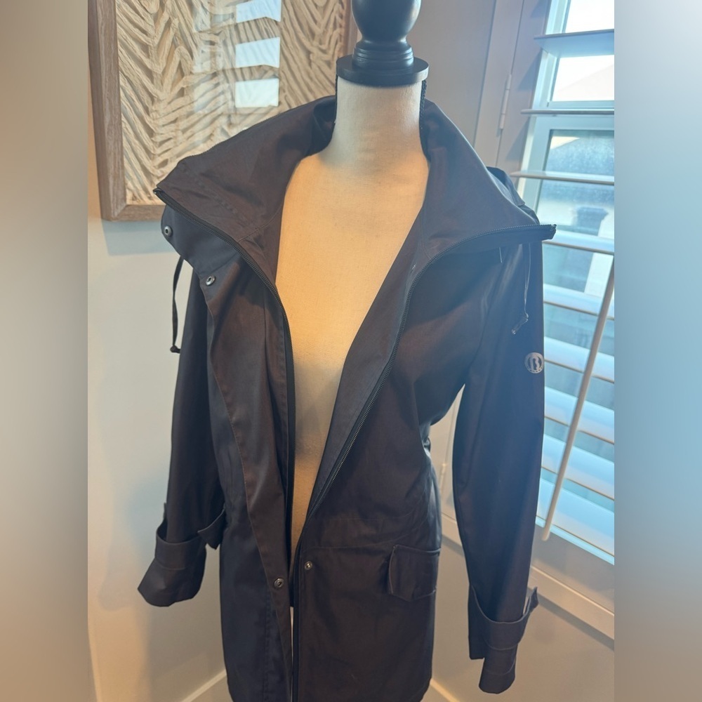 Womens Nordstrom Bernardo Women’s Hooded Utility Jacket Black Size Large - Picture 7 of 8